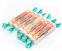 Donty-Tonty Tropical Candy Rolls close-up of fruity flavors.