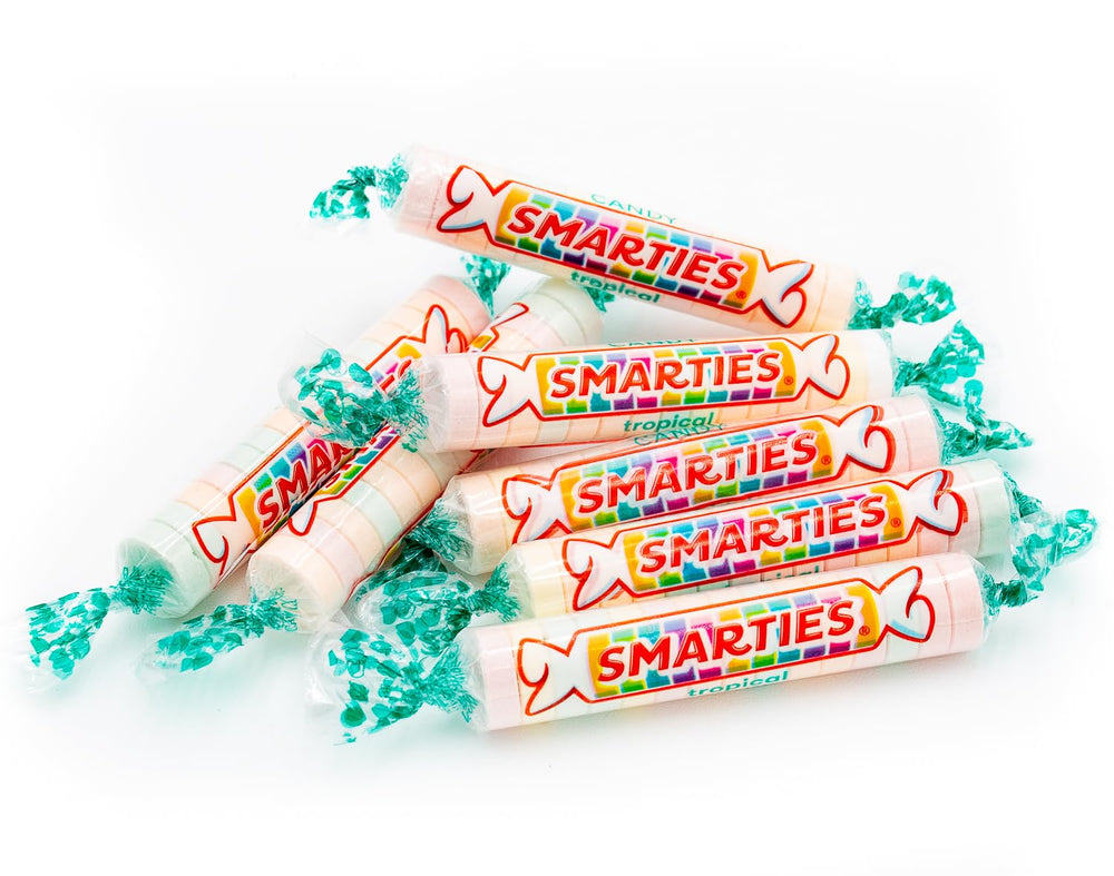 Donty-Tonty Tropical Candy Rolls individually wrapped for mess-free snacking.