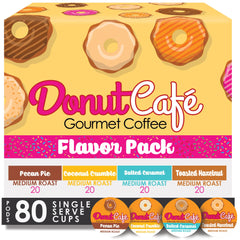 Donut Café pecan pie pods for a rich, flavored single-serve experience