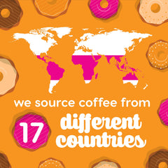 Donut Café toasted hazelnut pods add creamy, nutty notes to coffee