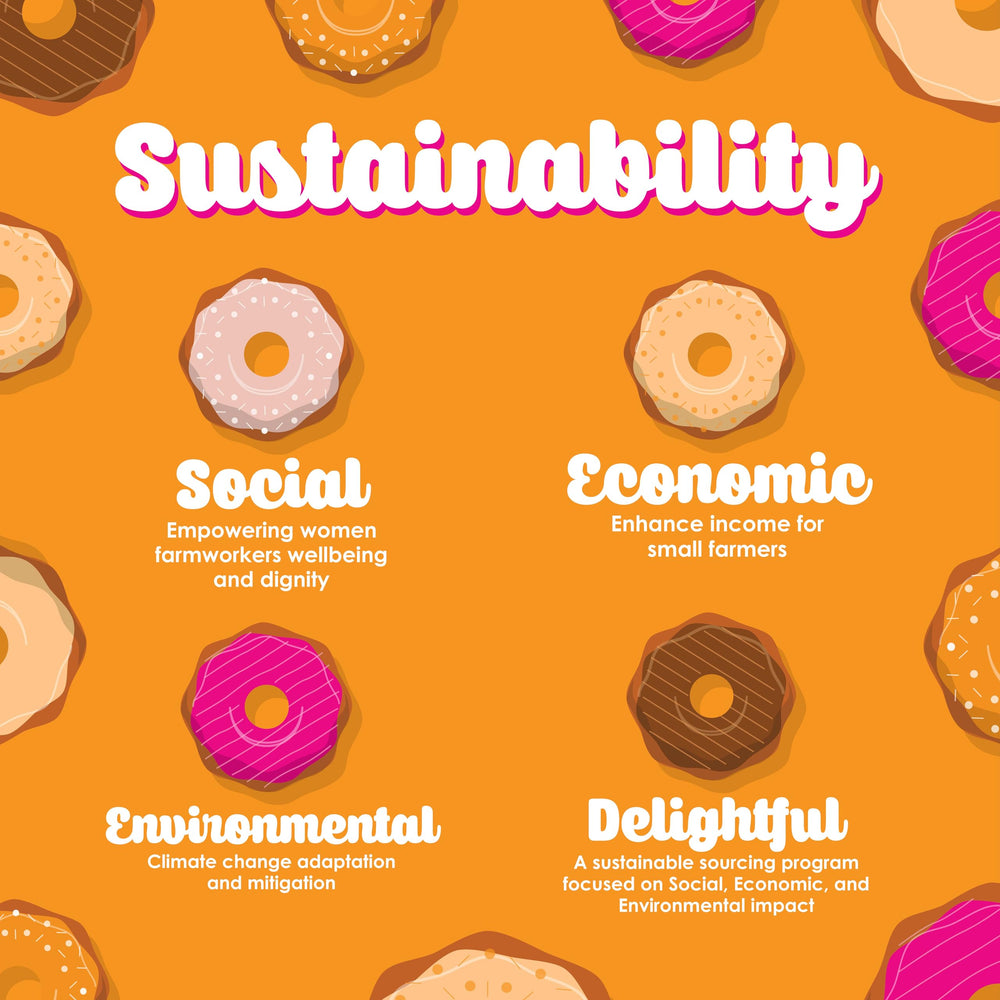 Donut Café variety pack front view shows four premium flavors