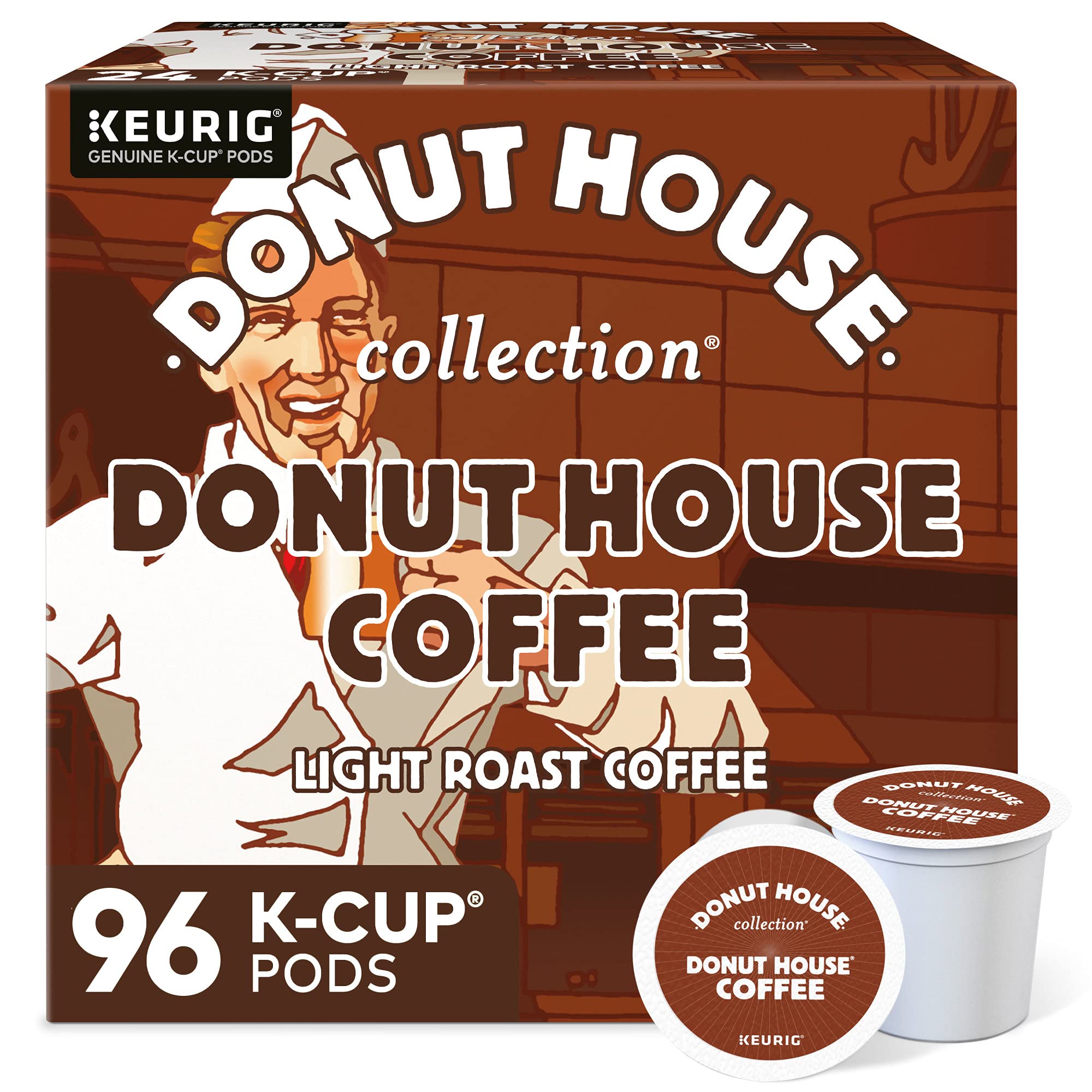 Donut House Collection coffee K-Cup pods ready for a quick, familiar morning brew