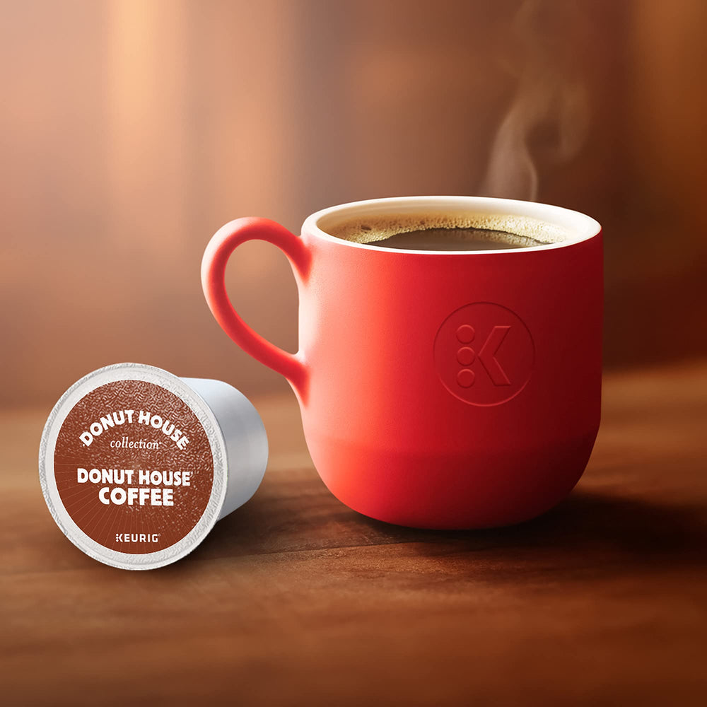 Donut House Collection pods compatible with Keurig brewers for convenient brewing