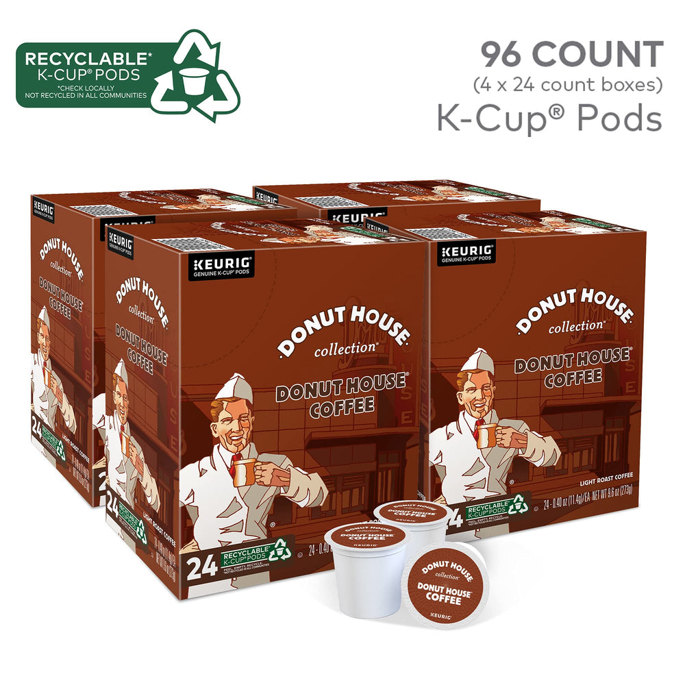 Donut House Collection light roast K-Cups for a milder, balanced start to the day