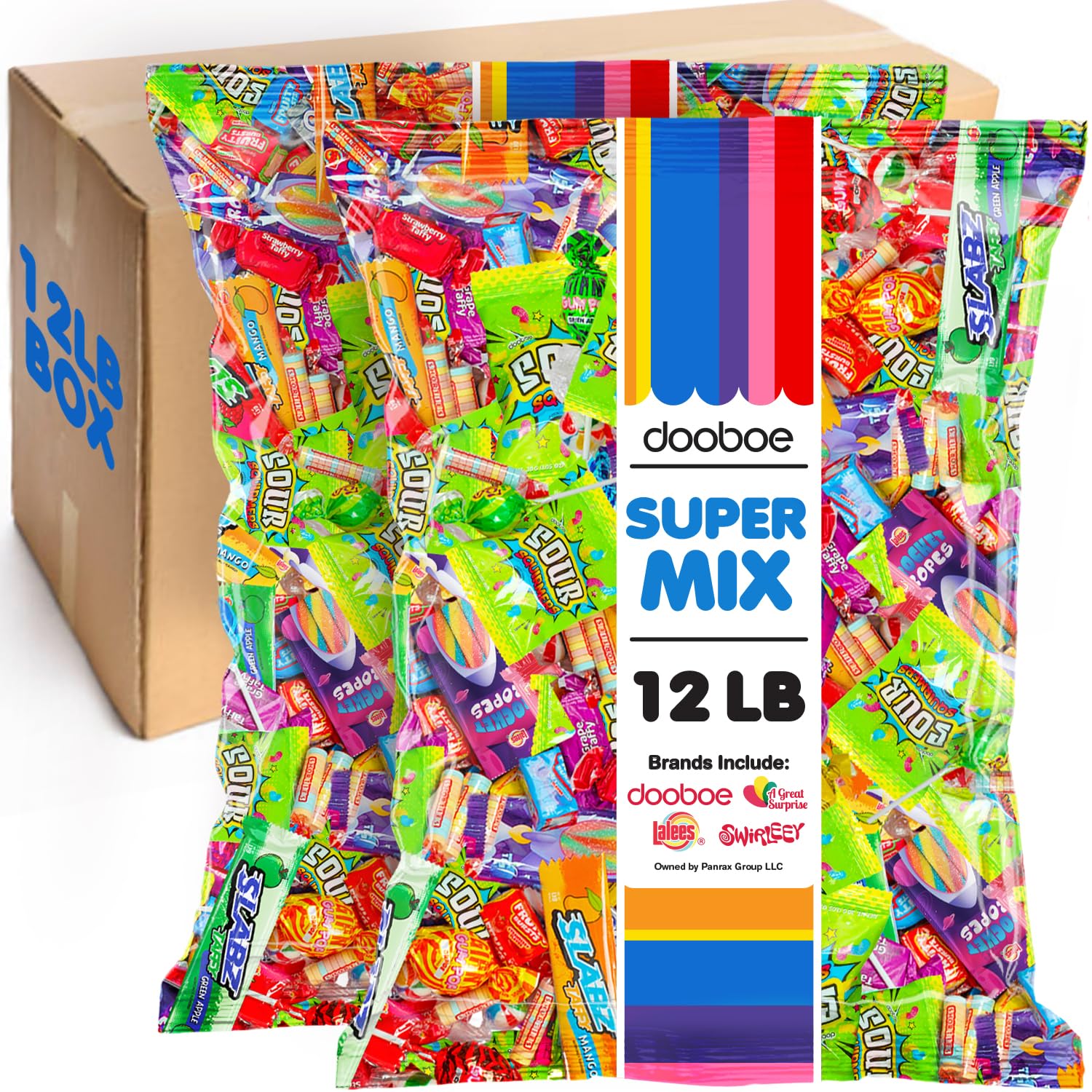 Dooboe bulk candy mix pack for events with bright colors and variety