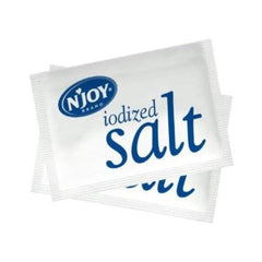 Doofie Deals salt packets: 250-pack convenient on-the-go seasoning.