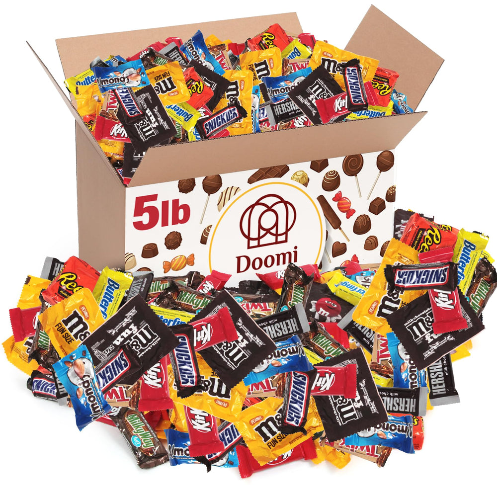 Doomi assorted chocolate pack overview for sharing at events