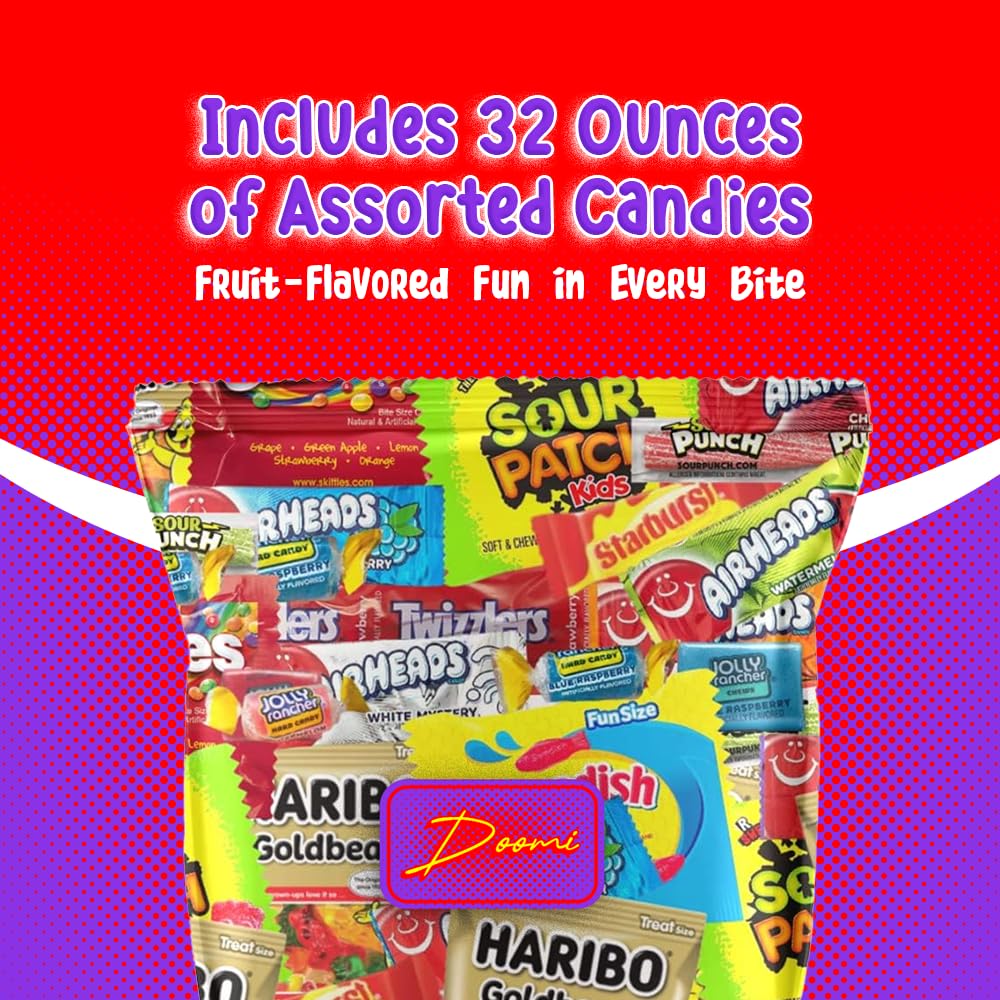 Doomi bulk Swedish Fish candy 32oz chewy red treats.