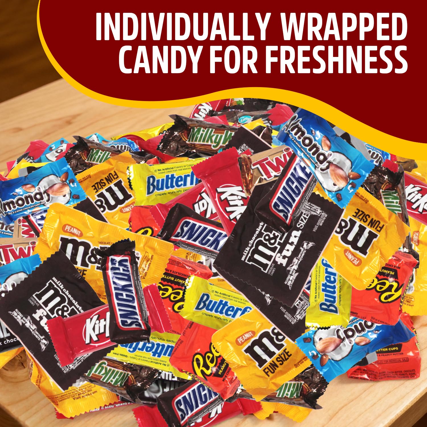 Doomi party and gifting idea with a colorful candy assortment