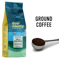 Door County Air-Roasted Coffee beans showing consistent toasty aroma.