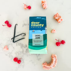Illustration of Cherry Creme aroma inviting mornings.