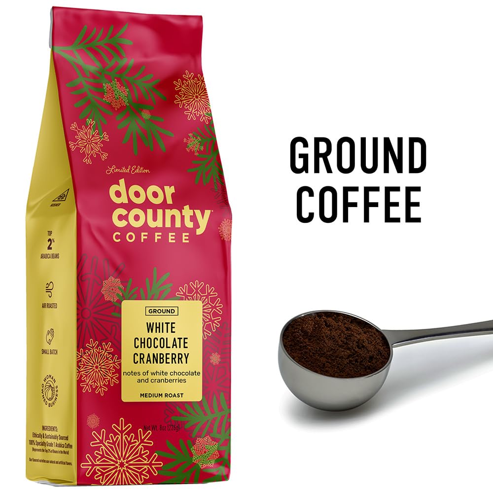 Door County Coffee holiday seasonal flavor aroma enhances cozy rituals.