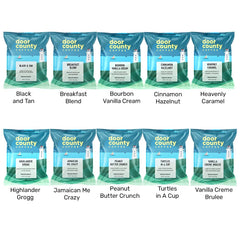Door County Coffee Sampler Breakfast Blend bag ideal for a bright start.