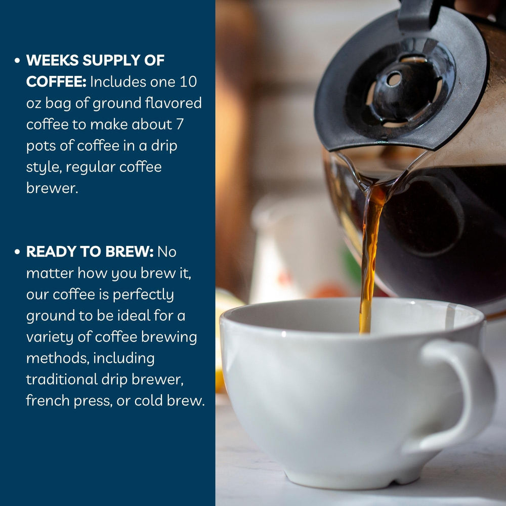 Door County drip-brew ready ground coffee for versatile methods