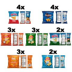 Doritos Cool Ranch bag close-up highlighting bold flavor for quick party snacks.