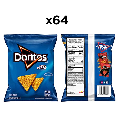 Doritos Cool Ranch on a serving platter for easy sharing.