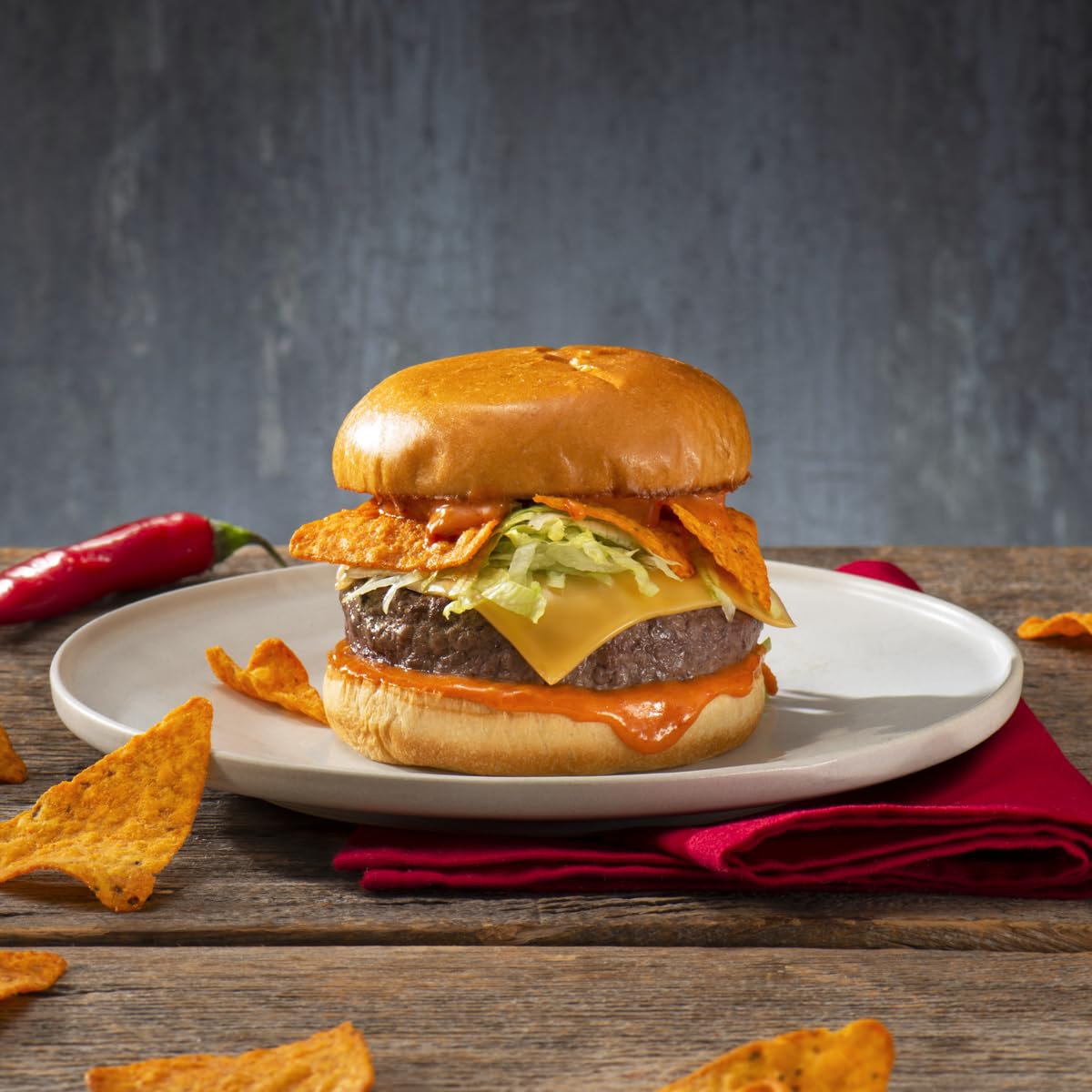Assorted Doritos display highlighting multi-flavor snacking options for gatherings.