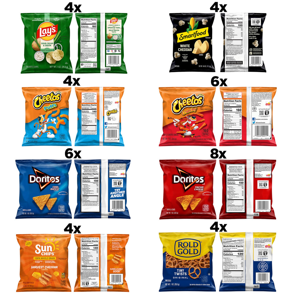 Doritos Nacho Cheese 1oz bag ready for lunchboxes