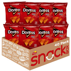 Doritos Nacho Cheese bag with bold flavor for on-the-go snacking.