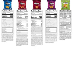 Nacho Cheese Doritos bags showcase, ideal for quick lunches and snacktime.