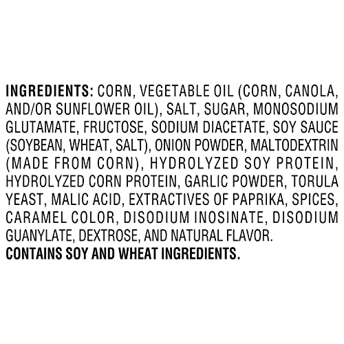 Doritos Spicy Sweet Chili seasoning-dust close-up emphasizes flavorful coating.