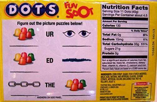 Dot's Gumdrops colorful closeup highlights vivid flavors great for parties and snacking.