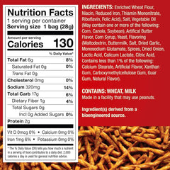 Close-up of Dot's Homestyle Pretzels seasoning showing bold flavor.