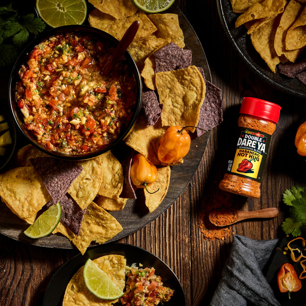 Double Dare Ya Habanero Hot Hug popcorn delivers crisp, spicy flavor.