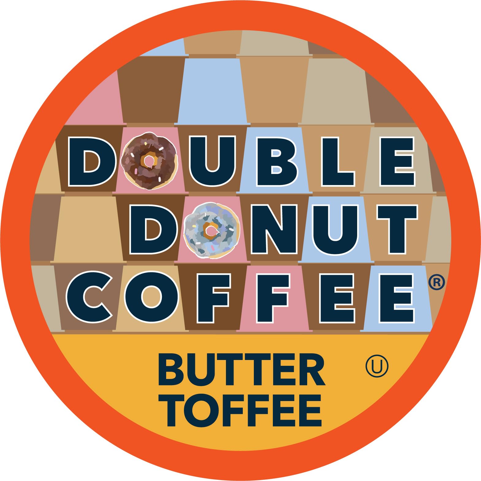 Double Donut Butter Toffee Pod delivers rich flavor in a quick brew.