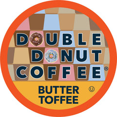 Double Donut Butter Toffee Pod delivers rich flavor in a quick brew.