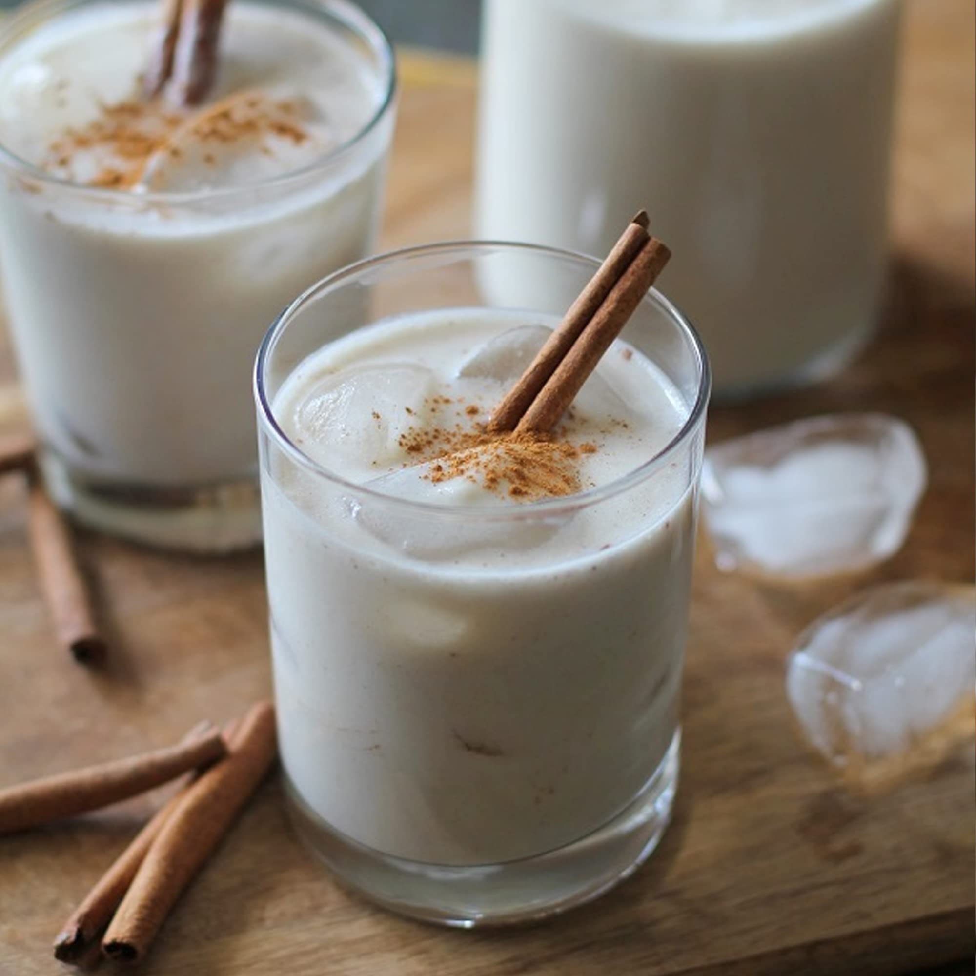 Creamy swirl in cup demonstrates silky finish from chai latte pod.