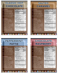 Double Donut Coffee chocolate raspberry packets with rich berry notes.