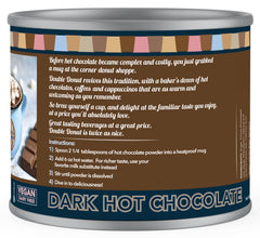 Pouring Double Donut Coffee hot cocoa into a mug reveals a rich, comforting aroma.