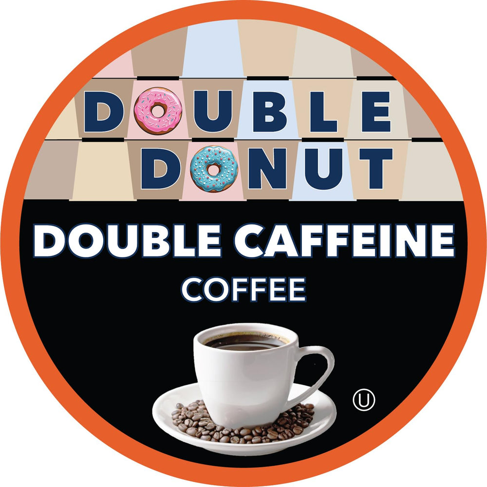 Double Donut Coffee extra-strong dark roast pods for Keurig machines