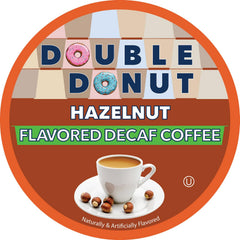 Double Donut Hazelnut cream cup, dairy-free indulgence for a quick pick-me-up.