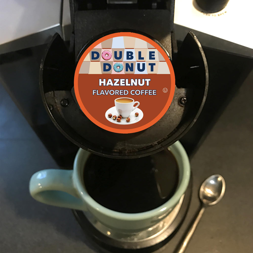 Double Donut Hazelnut in morning routine for a comforting start.