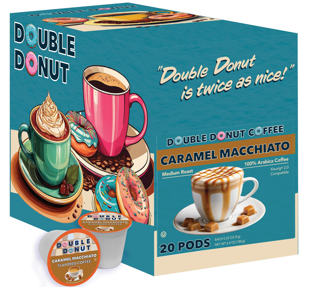 Double Donut Keurig-compatible pod ready for single-serve brewers