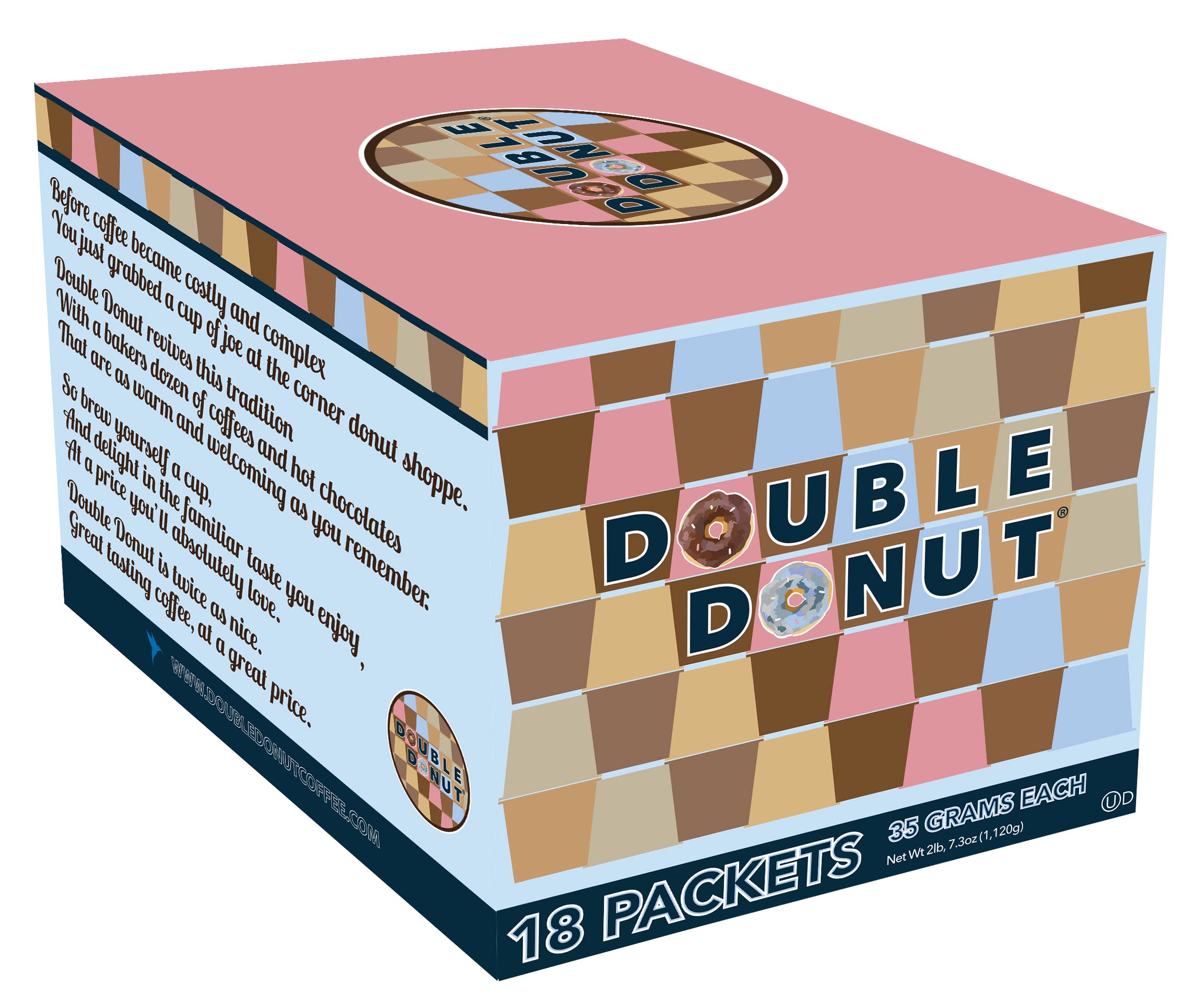Kosher-certified Double Donut Coffee hot chocolate cup.