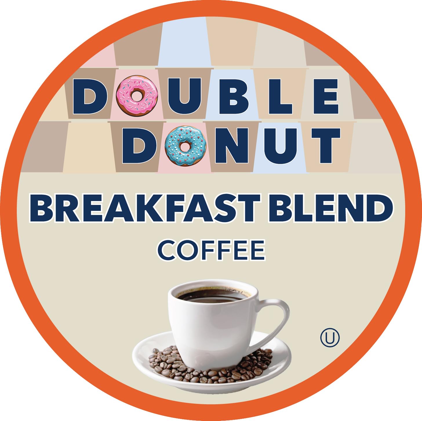 Double Donut light roast 80-count pods—smooth, approachable mornings.