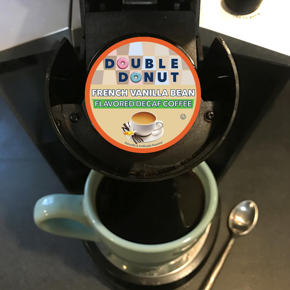 Double Donut Coffee vanilla aroma in cup invites cozy morning rituals.