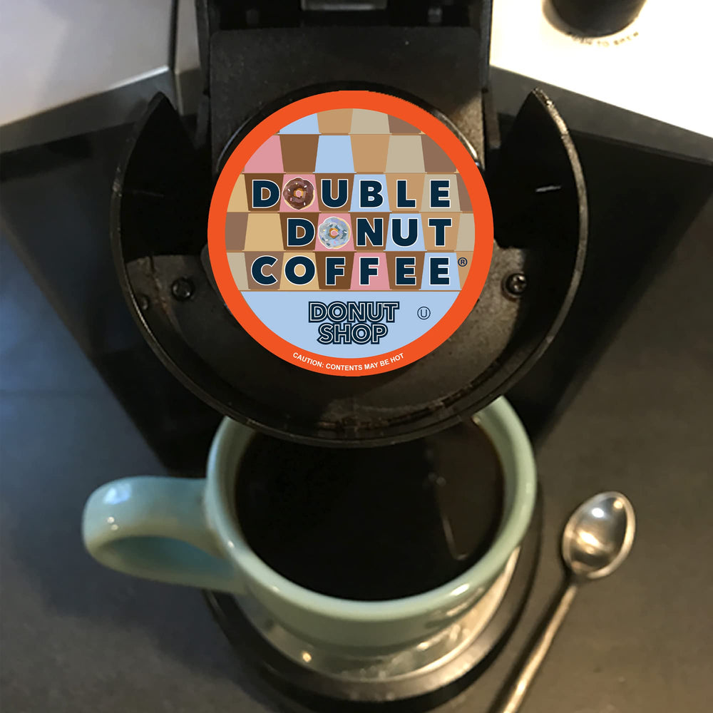 Double Donut Coffee recyclable pods support eco-friendly coffee moments.