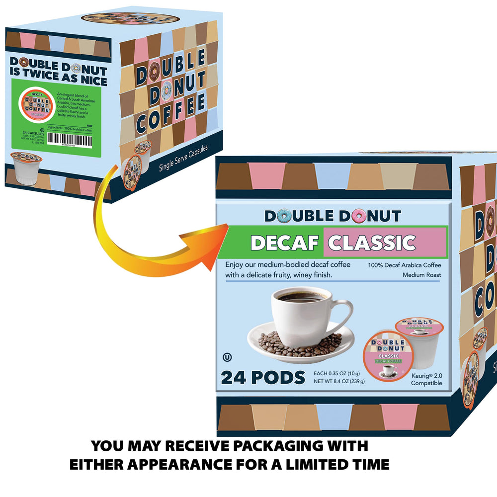 Double Donut pack of 24 single-serve capsules for easy sharing
