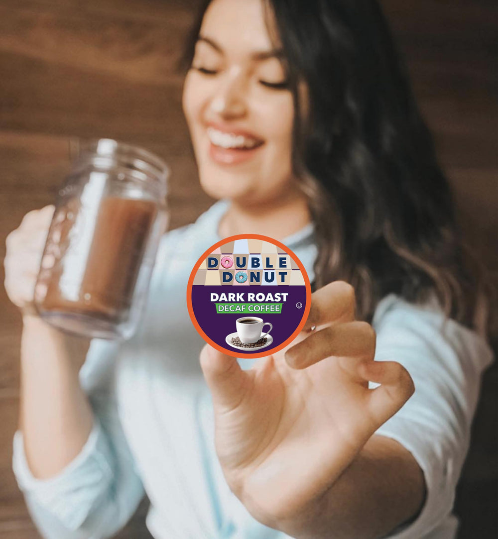 Double Donut vegan Kosher Pareve decaf option for any time of day