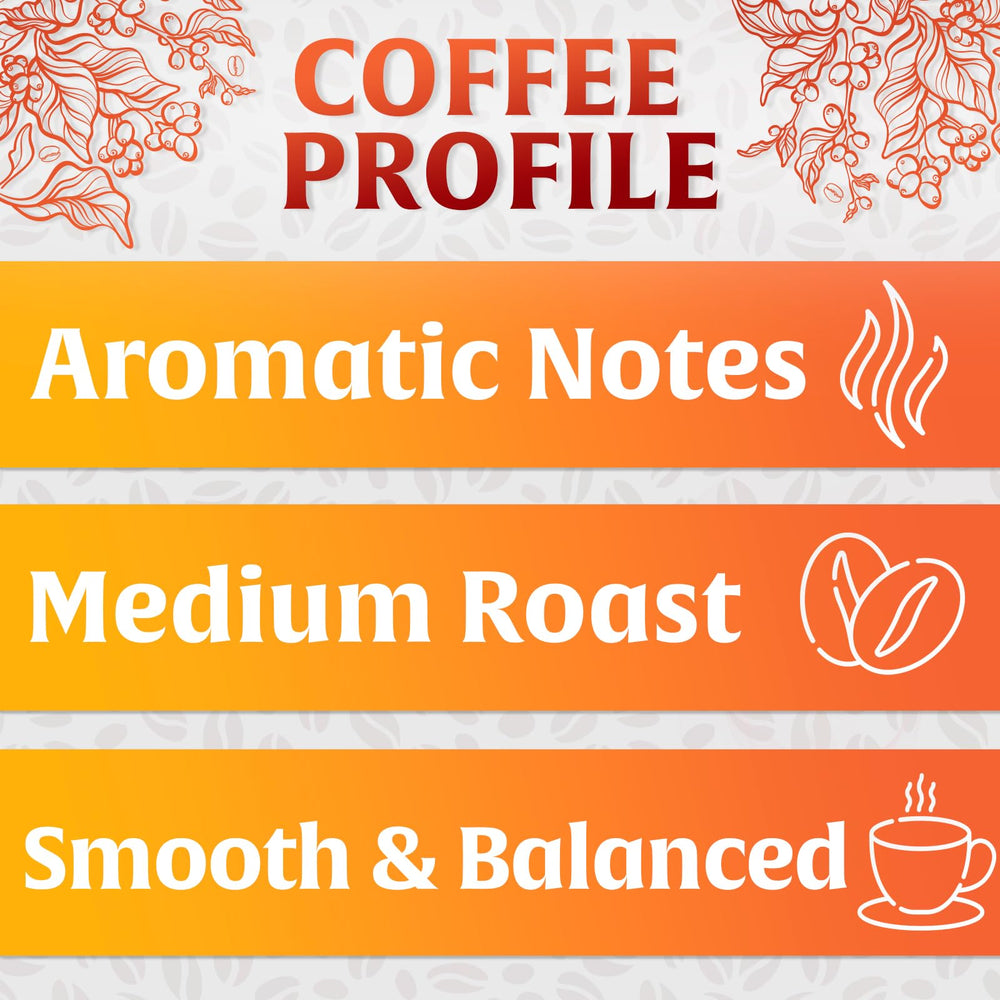 Aroma Rood in French press for a rich, slow brew.