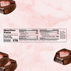 Dove Dark Chocolate Strawberry bag back features premium branding for gifting.