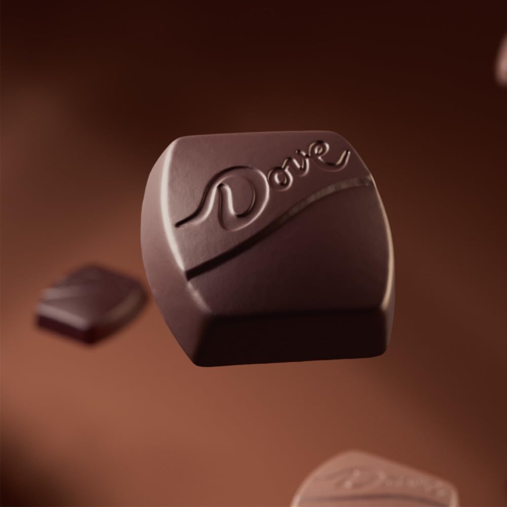 Dove Promises affirmations under wrappers add a warm note.