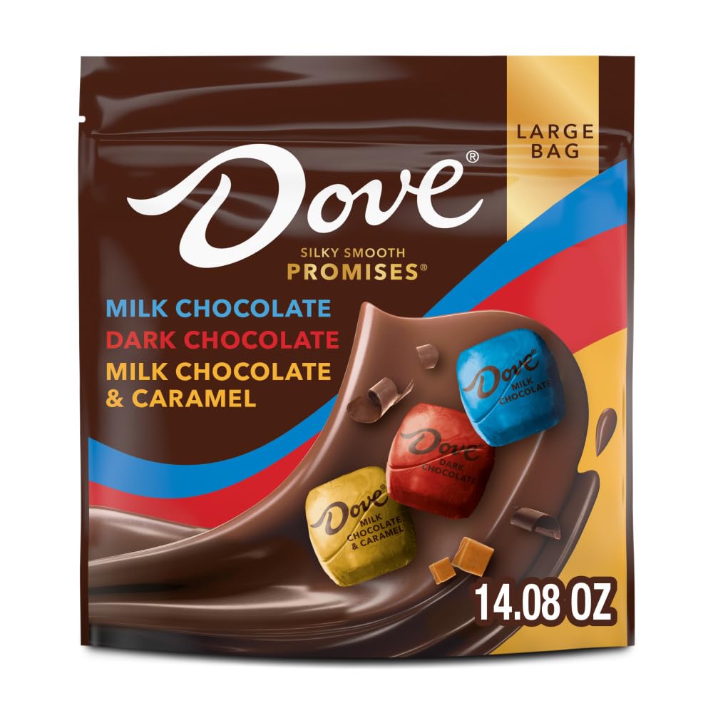 Dove Promises Easter pastel foil packaging enhances gift baskets.