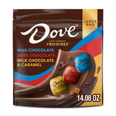 Dove Promises Easter pastel foil packaging enhances gift baskets.