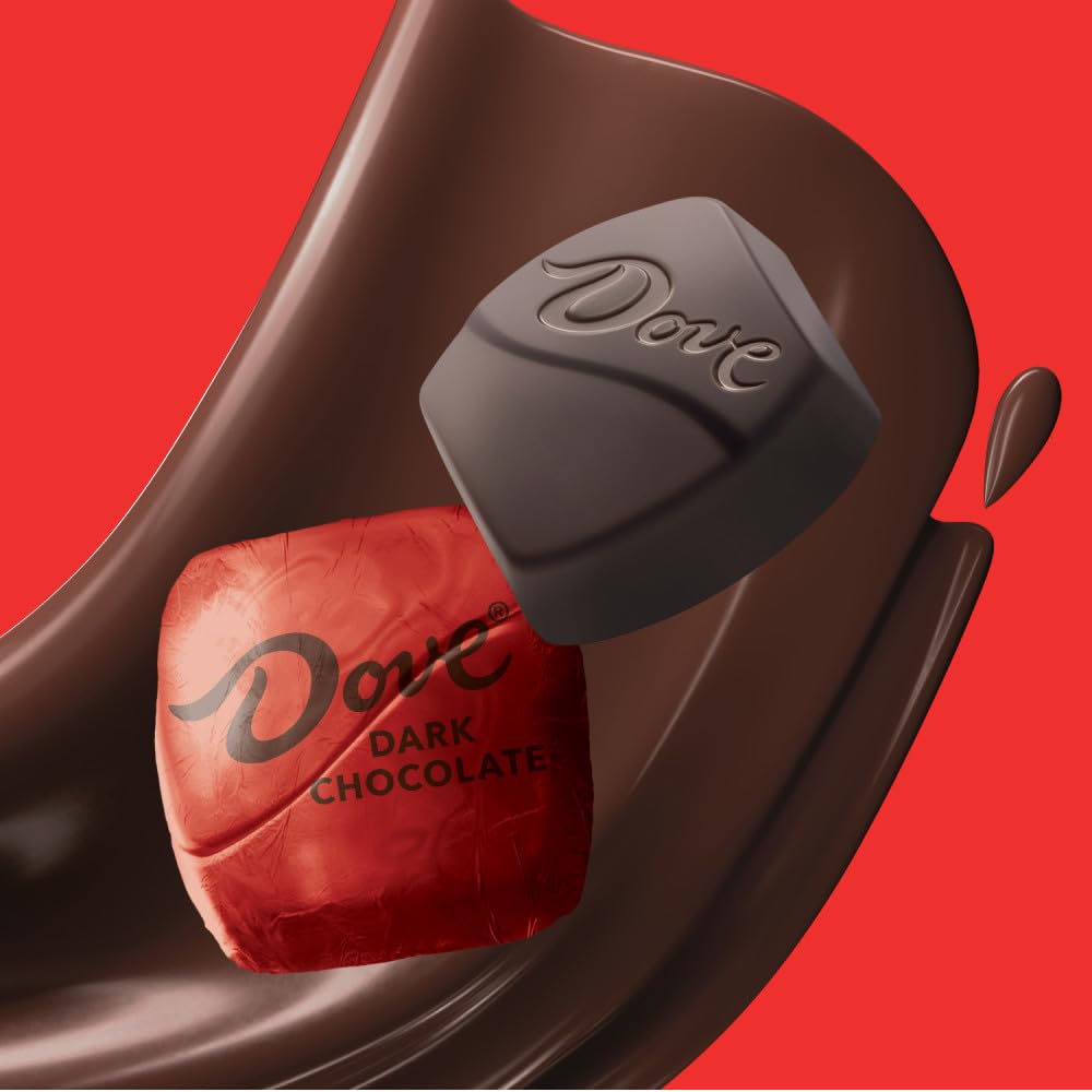 Dove Promises gift basket idea with premium chocolate and foil accents