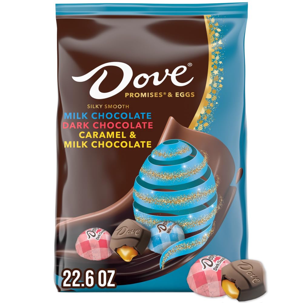 Dove Promises mixed Easter pouch with pastel wrappers for Easter treats